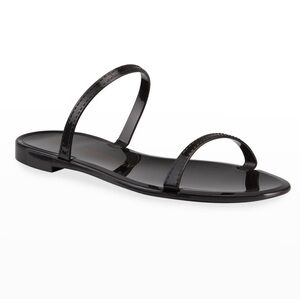 Stewart Weitzman🖤 Sawyer Jelly Slide Flat Sandals!! SOLD OUT!! LOWEST PRICE!!😍